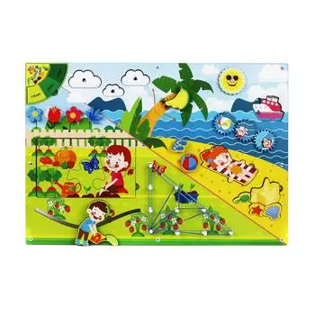 WoodlandToys Бизиборд "Лето"