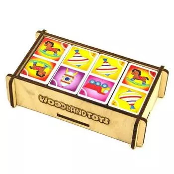 WoodlandToys Домино "Игрушки"