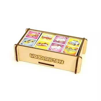 WoodlandToys Домино "Машины" 095103