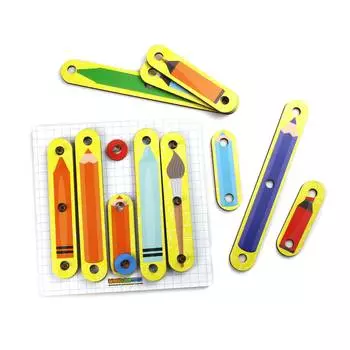 WoodlandToys Геоборд "Алфавит. Школа"