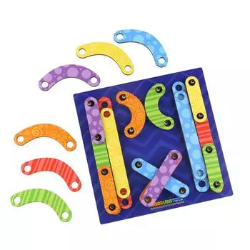 WoodlandToys Геоборд "Цифры. Узоры"