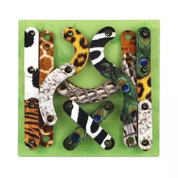 WoodlandToys Геоборд "Цифры. Животный мир"