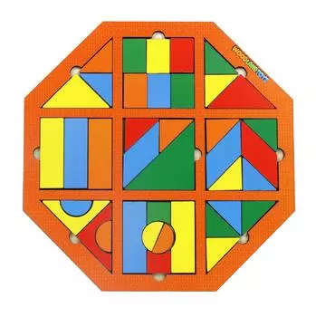 WoodlandToys Головоломка Калейдоскоп. Пламя