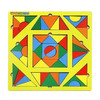 WoodlandToys Головоломка Калейдоскоп. Солнце