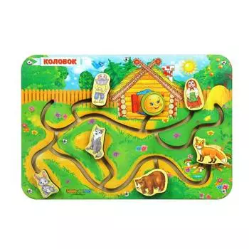 WoodlandToys Лабиринт-пара "Сказки. Колобок"