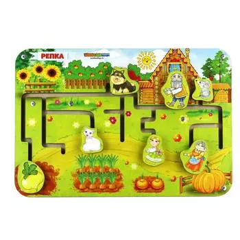 WoodlandToys Лабиринт-пара "Сказки. Репка"