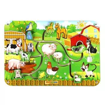 WoodlandToys Лабиринт - пара "Животные 1" 114101