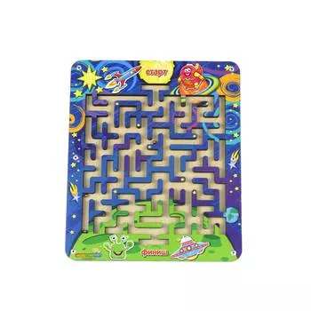 WoodlandToys Лабиринт с шариками, большой, 018210
