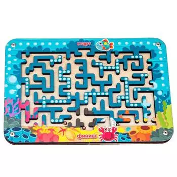 WoodlandToys Лабиринт с шариками малый, 018101w