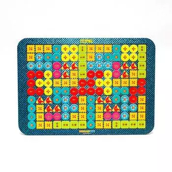 WoodLandToys Логическая игра Тетрис большой Пуговки, 65109