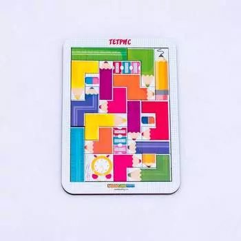 WoodlandToys Логическая игра Тетрис малый "Цветные карандаши"