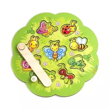 WoodlandToys Магнитная рыбалка Насекомые