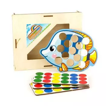 WoodlandToys Мозаика "Рыба"
