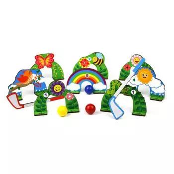 WoodlandToys Настольная игра Гольф "Полянка"