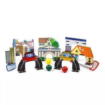 WoodlandToys Настольная игра "Гольф. Город"