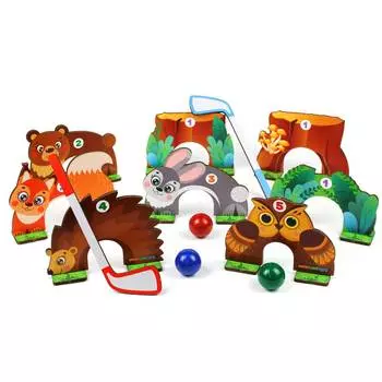 WoodlandToys Настольная игра "Гольф. В лесу"