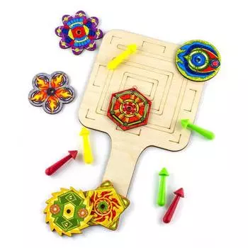 WoodlandToys Настольная игра "Волчок. Фантазия", 136106w