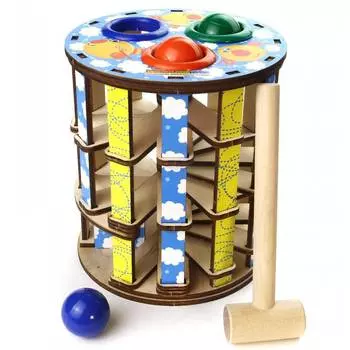 WoodlandToys "Стучалка Башенка. Самолеты"