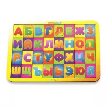 WoodlandToys Развивающий планшет "Изучаем буквы", 092204