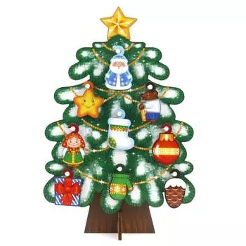 WoodlandToys Сортер "Ёлка в снегу"