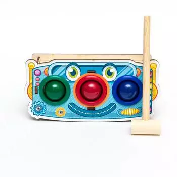 WoodlandToys Стучалка цветная "Робот"