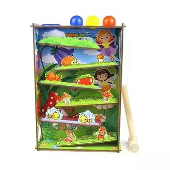 WoodlandToys Стучалка "Горки. Полянка"