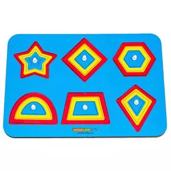 WoodlandToys Вкладыши Монтессори «Паутинка 2» 081102w