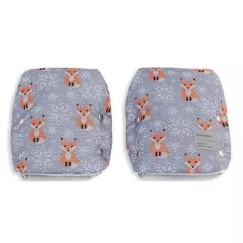 X-Lander Муфта для коляски X-Muff Art Winter Foxes