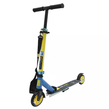 Y-SCOO Самокат RT 125 mini city Montreal, желто-голубой