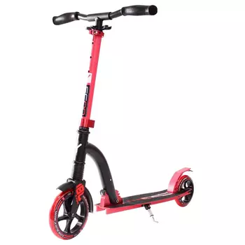 Y-SCOO Самокат RT 180 SLICKER с амортизатором Deluxe красный