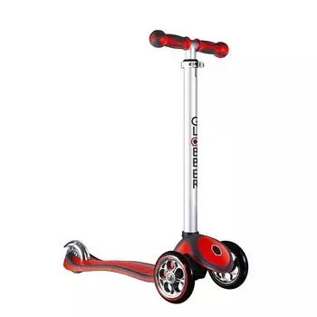 Y-SCOO Самокат RT GLOBBER My free ALU Chrome red с блокировкой колёс