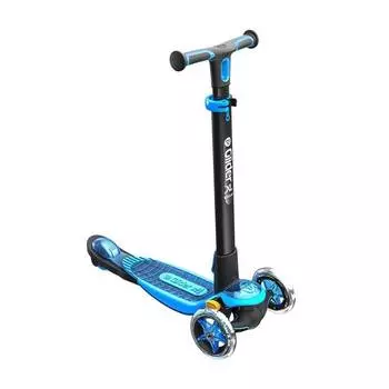 Yvolution Самокат Glider XL Deluxe, черно-синий