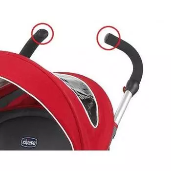 Заглушка к ручке на коляску Chicco Multiway Evo, цвет чёрный