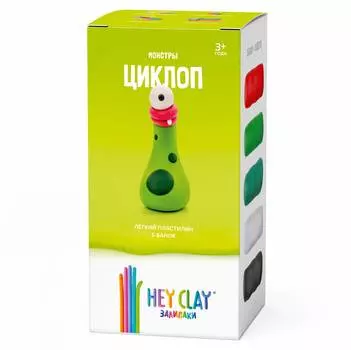 Залипаки HEY CLAY пластилин "Циклоп"