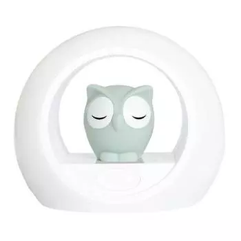 ZAZU Ночник с датчиком звука "Сова Лу", серый