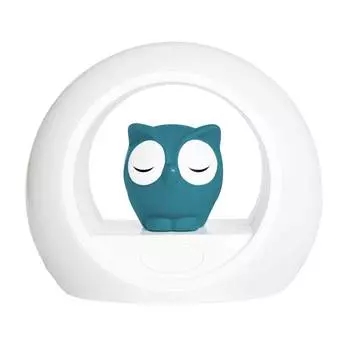 ZAZU Ночник с датчиком звука "Сова Лу", синий