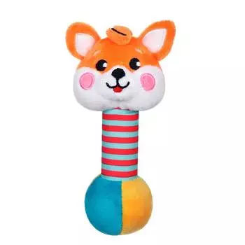 Жирафики Погремушка со звуком "Лисёнок"