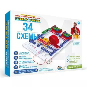 ЗНАТОК Электронный конструктор "34 схемы"