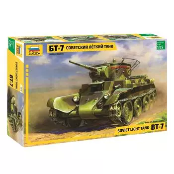 ZVEZDA Сборная модель Советский лёгкий танк БТ-7
