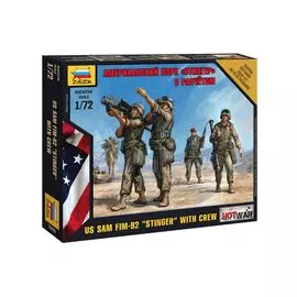 ZVEZDA Сборная модель Американский ПЗРК Стингер