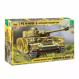 ZVEZDA Сборная модель Немецкий средний танк Pz IV Ausf. G