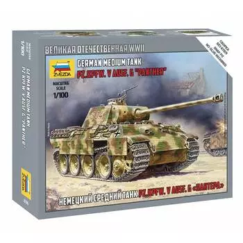 ZVEZDA Сборная модель Немецкий танк "Пантера"