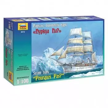 ZVEZDA Сборная модель Парусно-винтовой барк "Пуркуа-Па?"