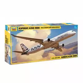 ZVEZDA Сборная модель Пассажирский авиалайнер Аэробус А-350-1000