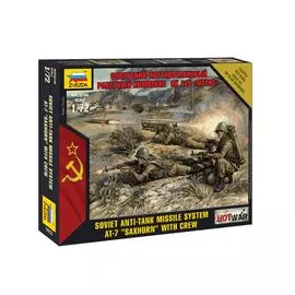 ZVEZDA Сборная модель Советский противотанковый ракетный комплекс «Метис» с расчётом