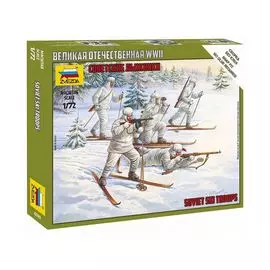 ZVEZDA Сборные солдатики Советские лыжники