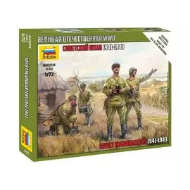 ZVEZDA Сборные солдатики Советский штаб 1941-1943 г.
