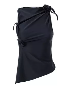 асимметричный топ декорированный розами COPERNI