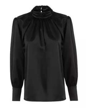 атласная блуза ACTUALEE