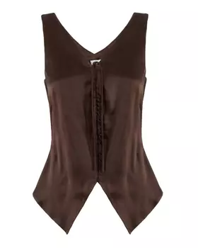 атласный топ Sfizio